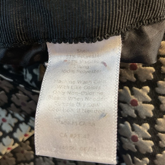 Talbots Signature 16 Dress Pants platinum floral printed black gold Holiday‎ EUC - Picture 8 of 8